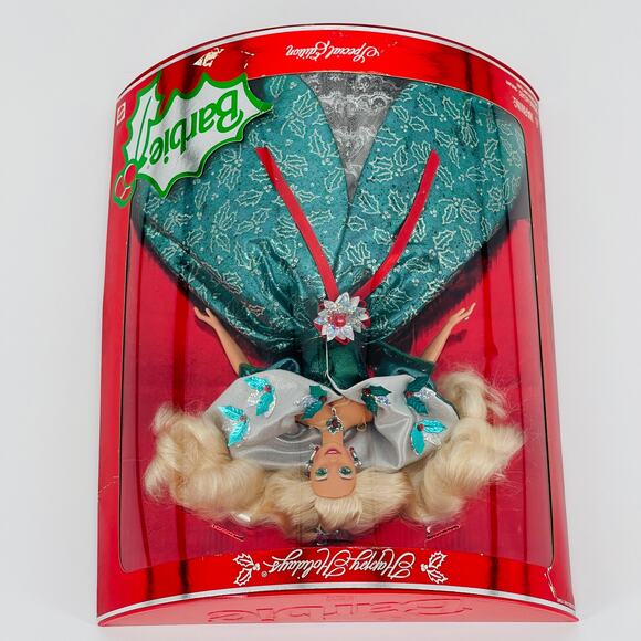 Happy Holidays 1995 Special Edition Vintage Mattel Barbie Doll - NRFB/NIB - Picture 13 of 13
